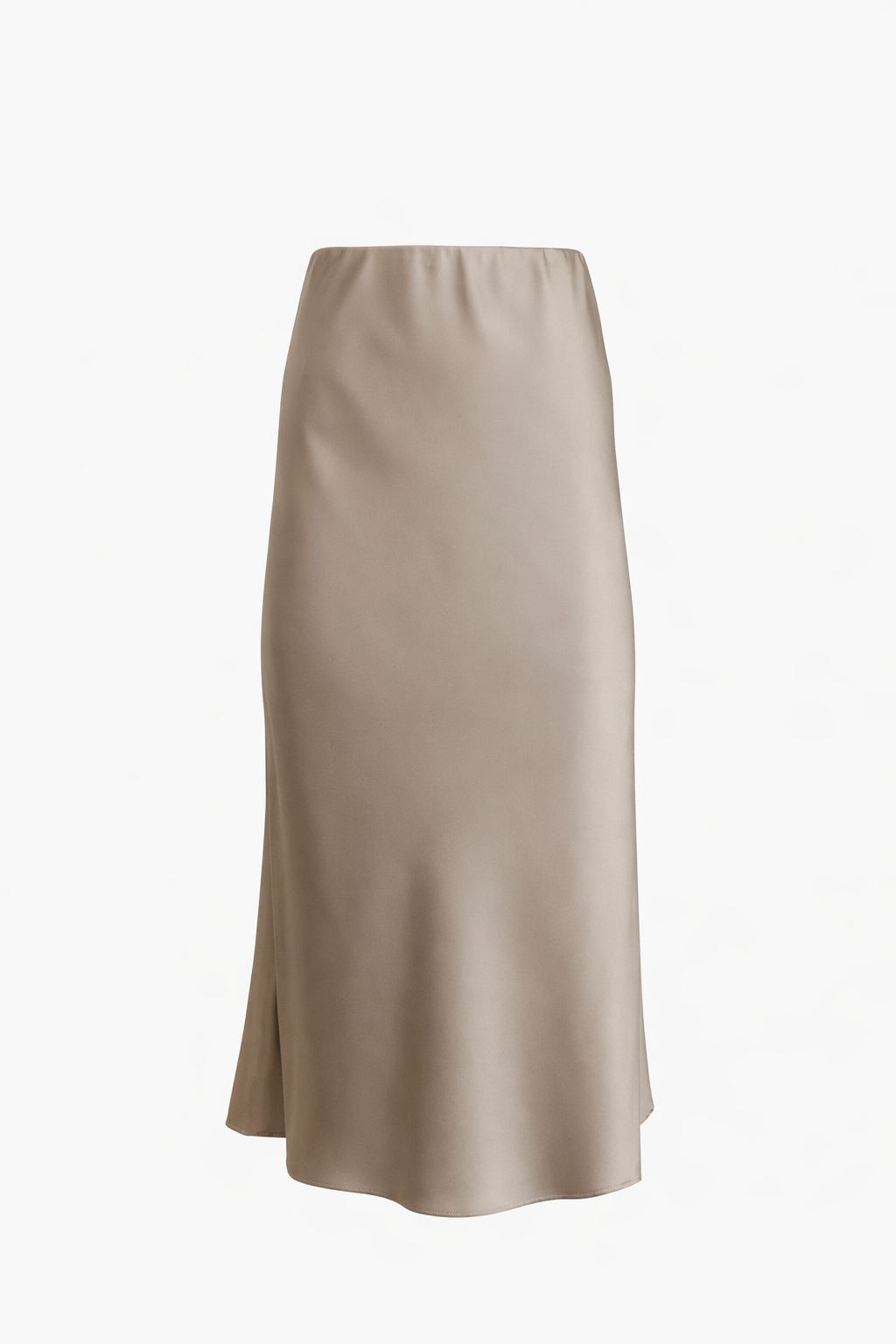 Mari Satin Slip Skirt Laurel Oak