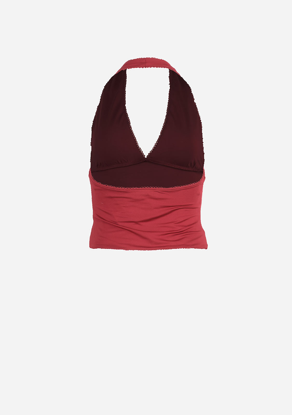 Deep V-Neck Halter Top