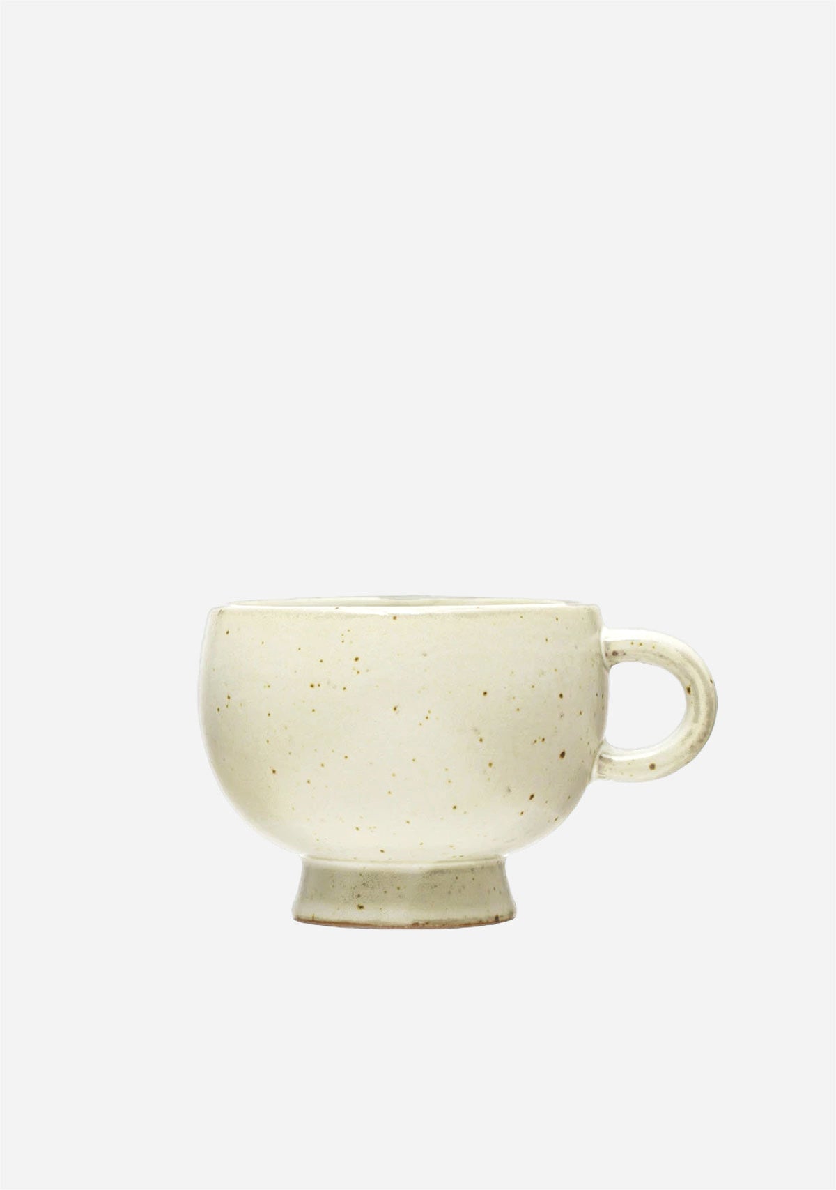 Stoneware Footed Mug