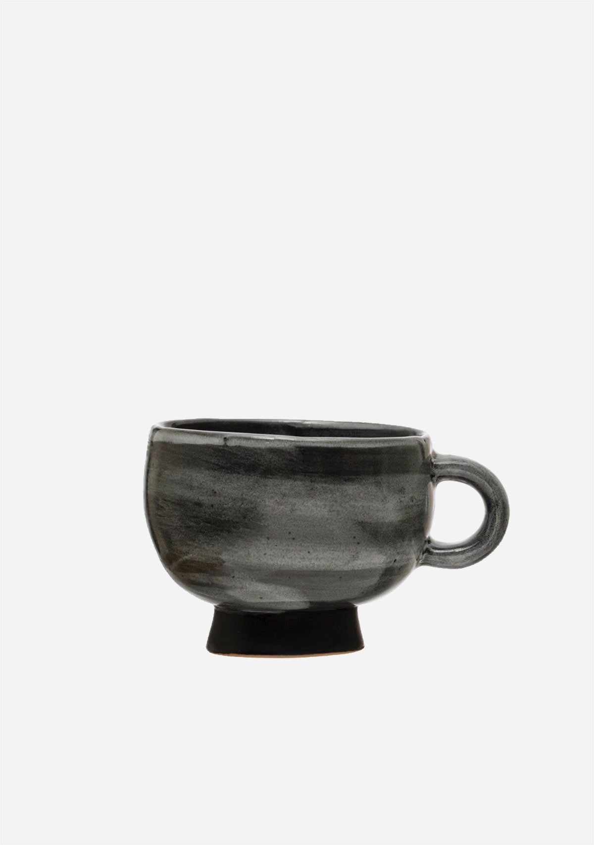 Stoneware Footed Mug