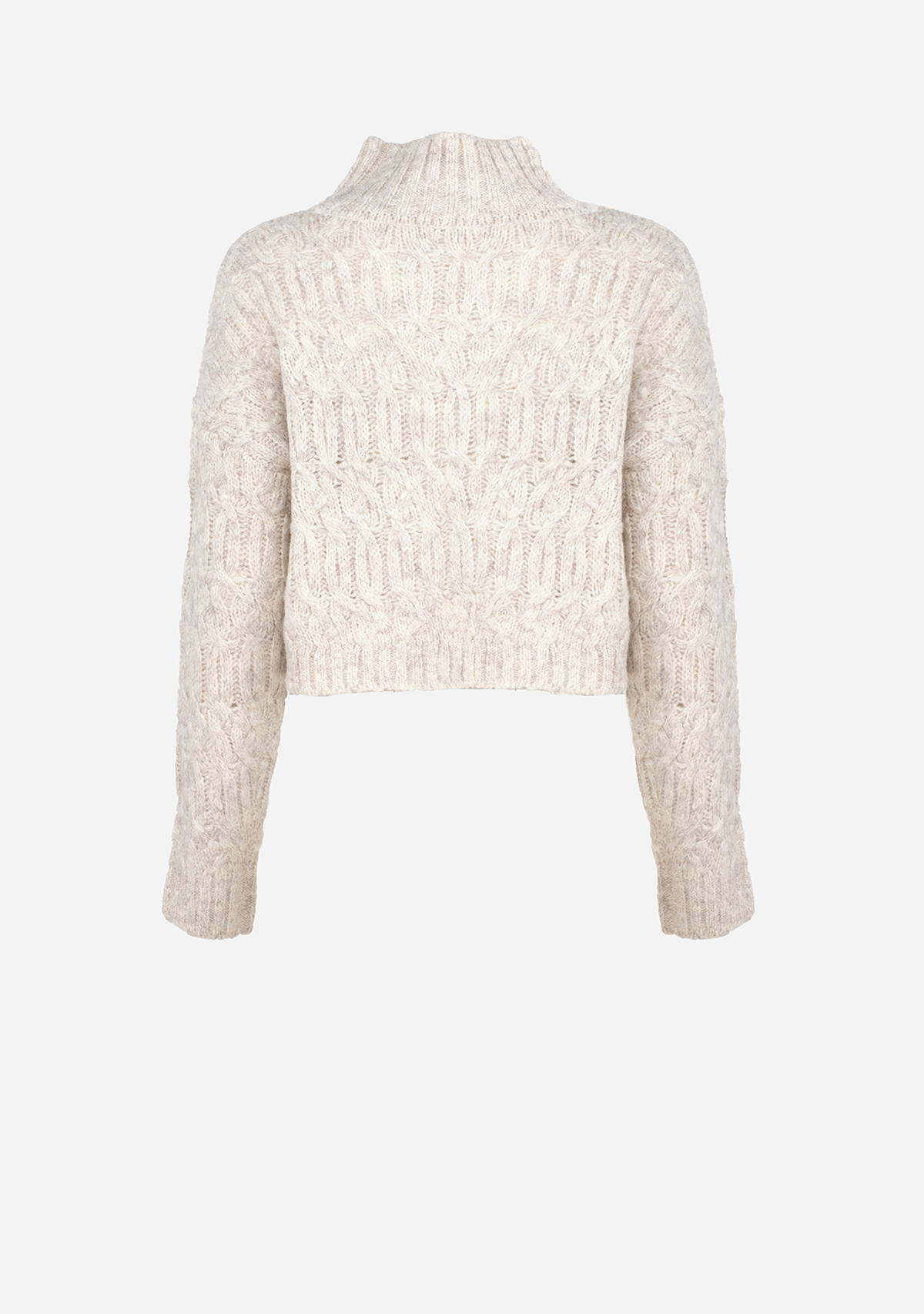 Lena Mohair Blend Cropped Sweater