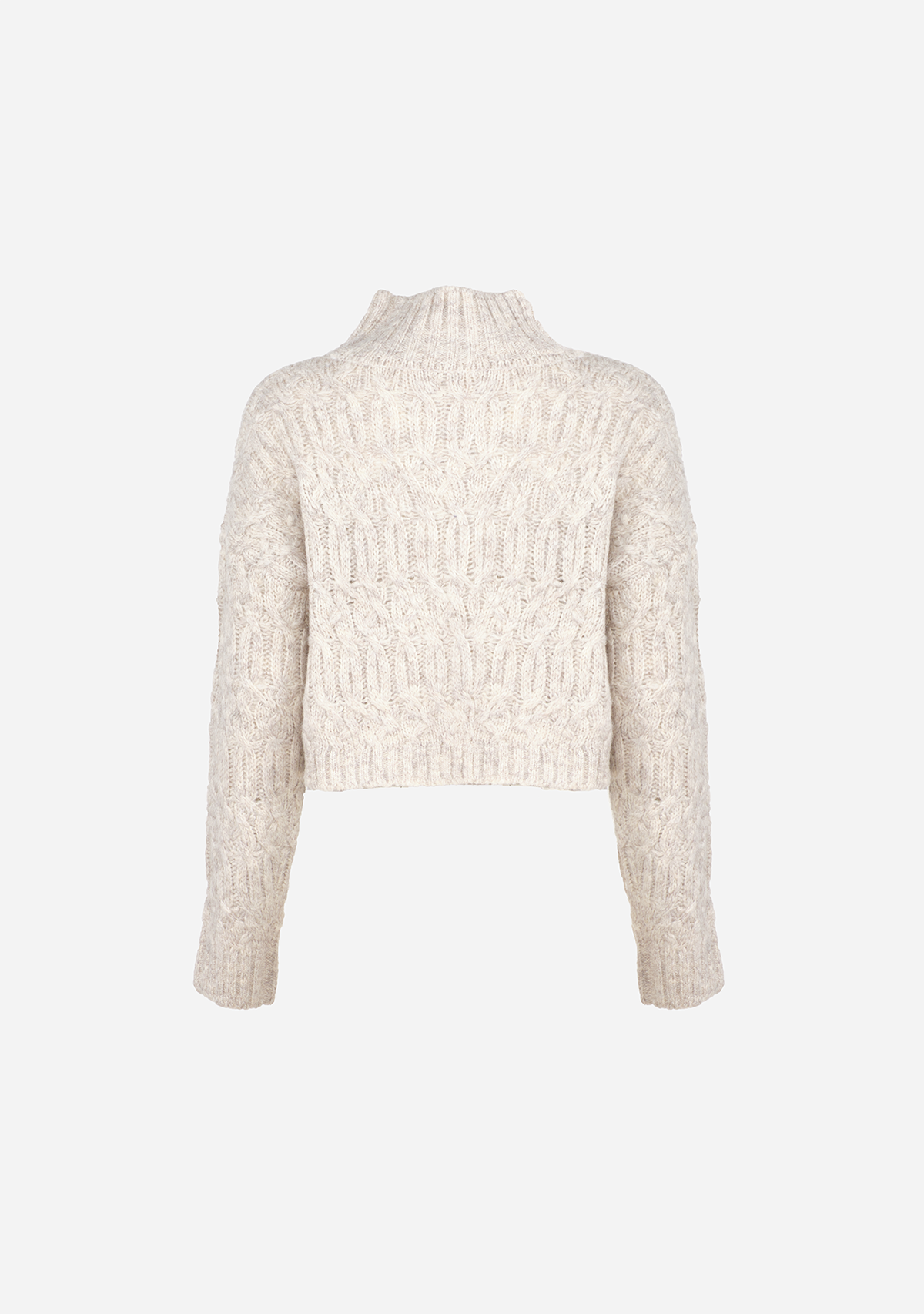 Lena Mohair Blend Cropped Sweater