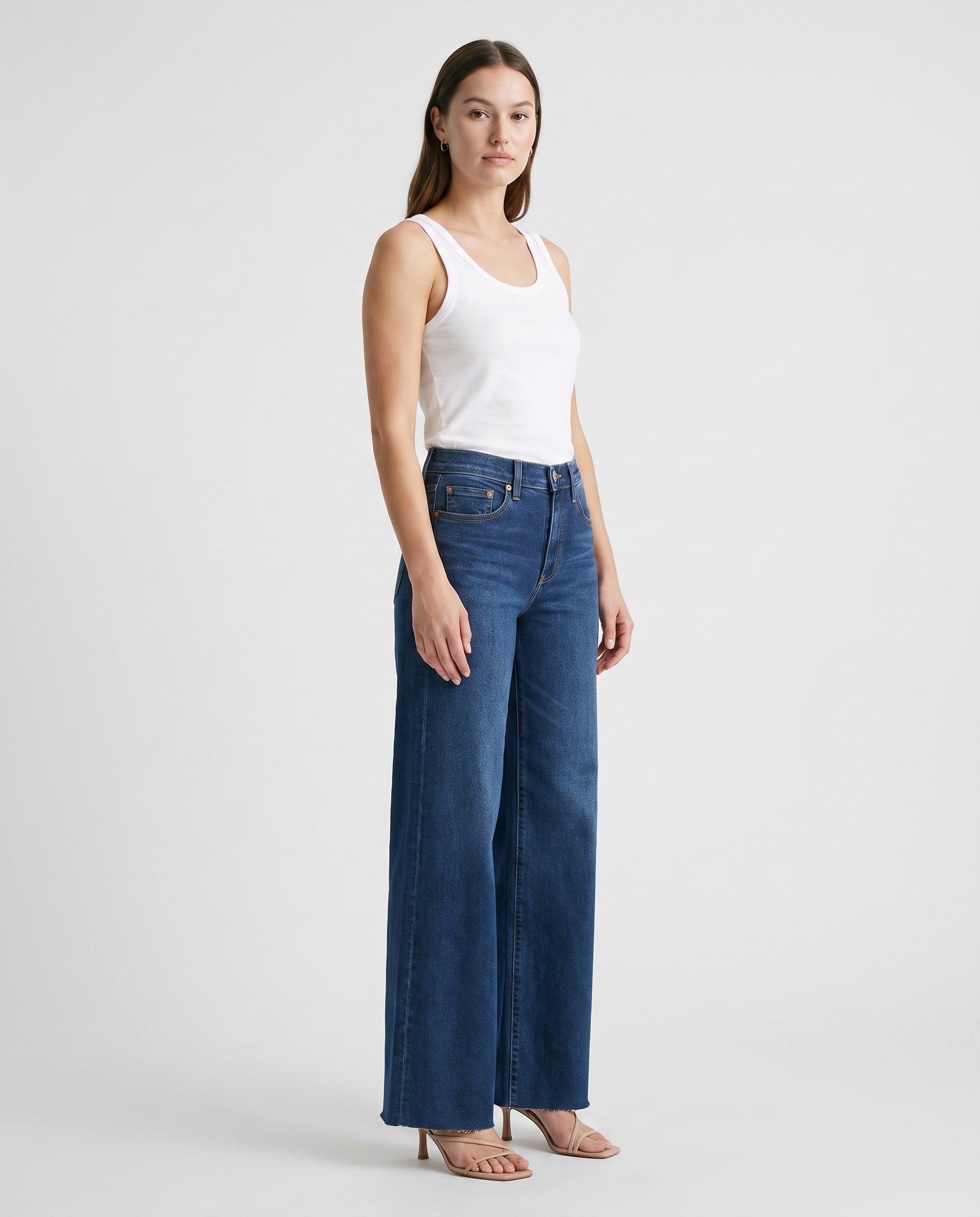 FAR OUT HIGH RISE WIDE LEG Waterfall