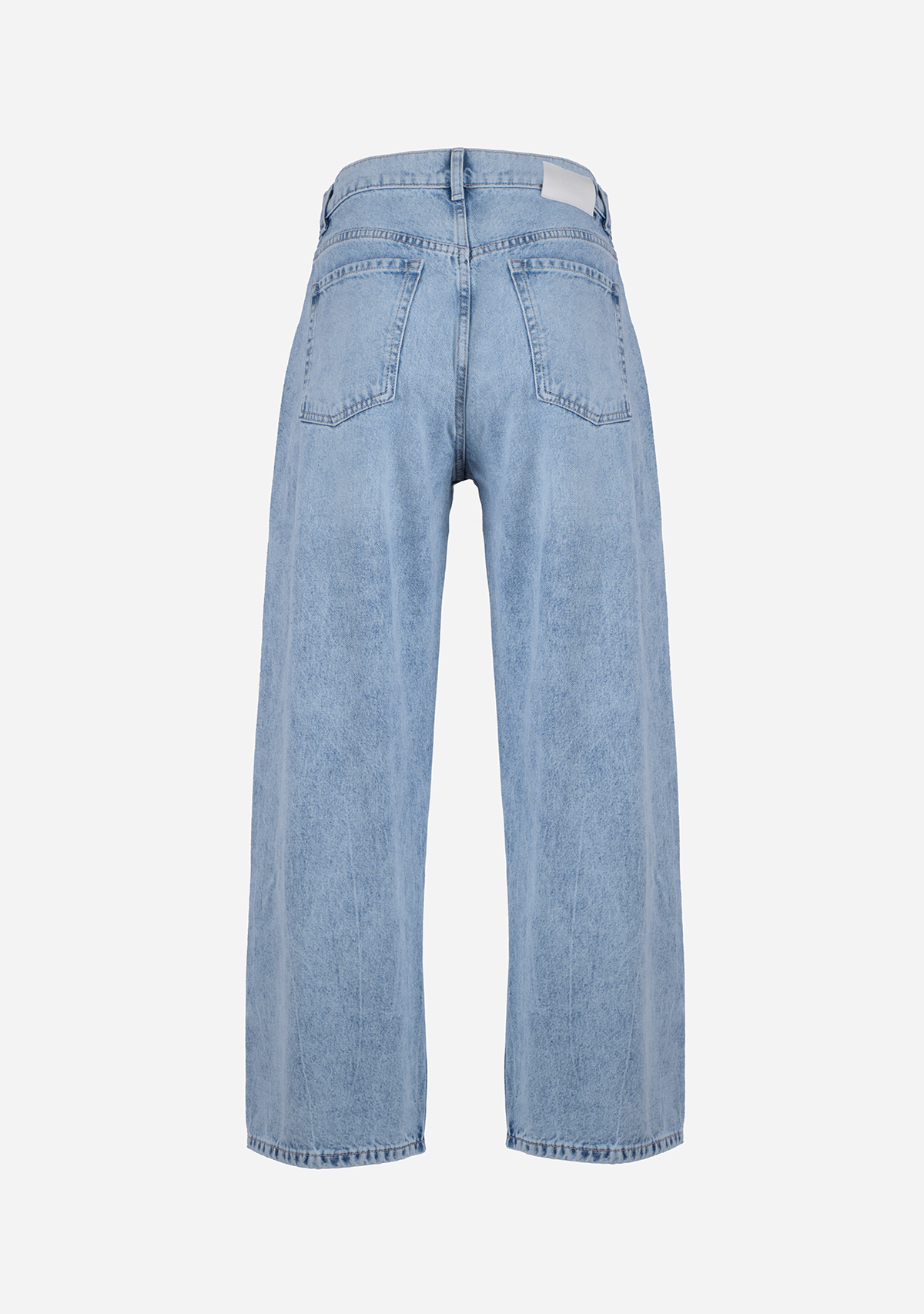 Taylor Barrel: Ultra High Rise Crop Vintage Light