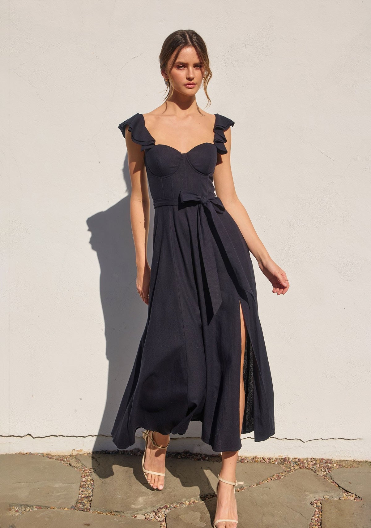 Corset Flutter Dress