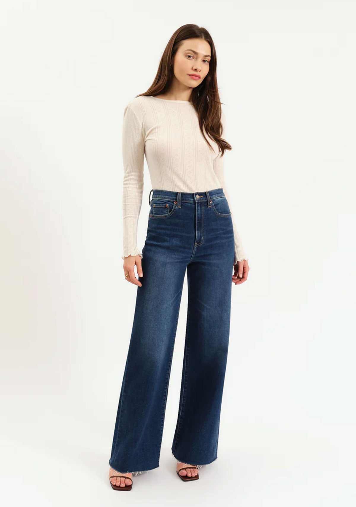 FAR OUT HIGH RISE WIDE LEG Waterfall