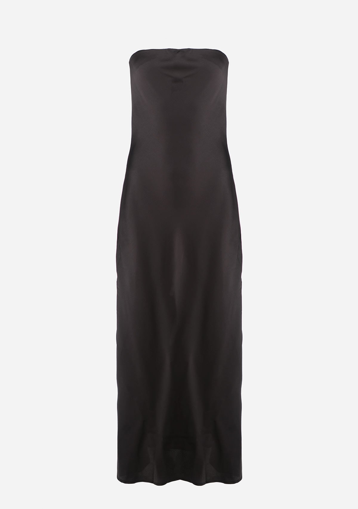 Going Out Strapless Bias Cut Maxi Dress Black