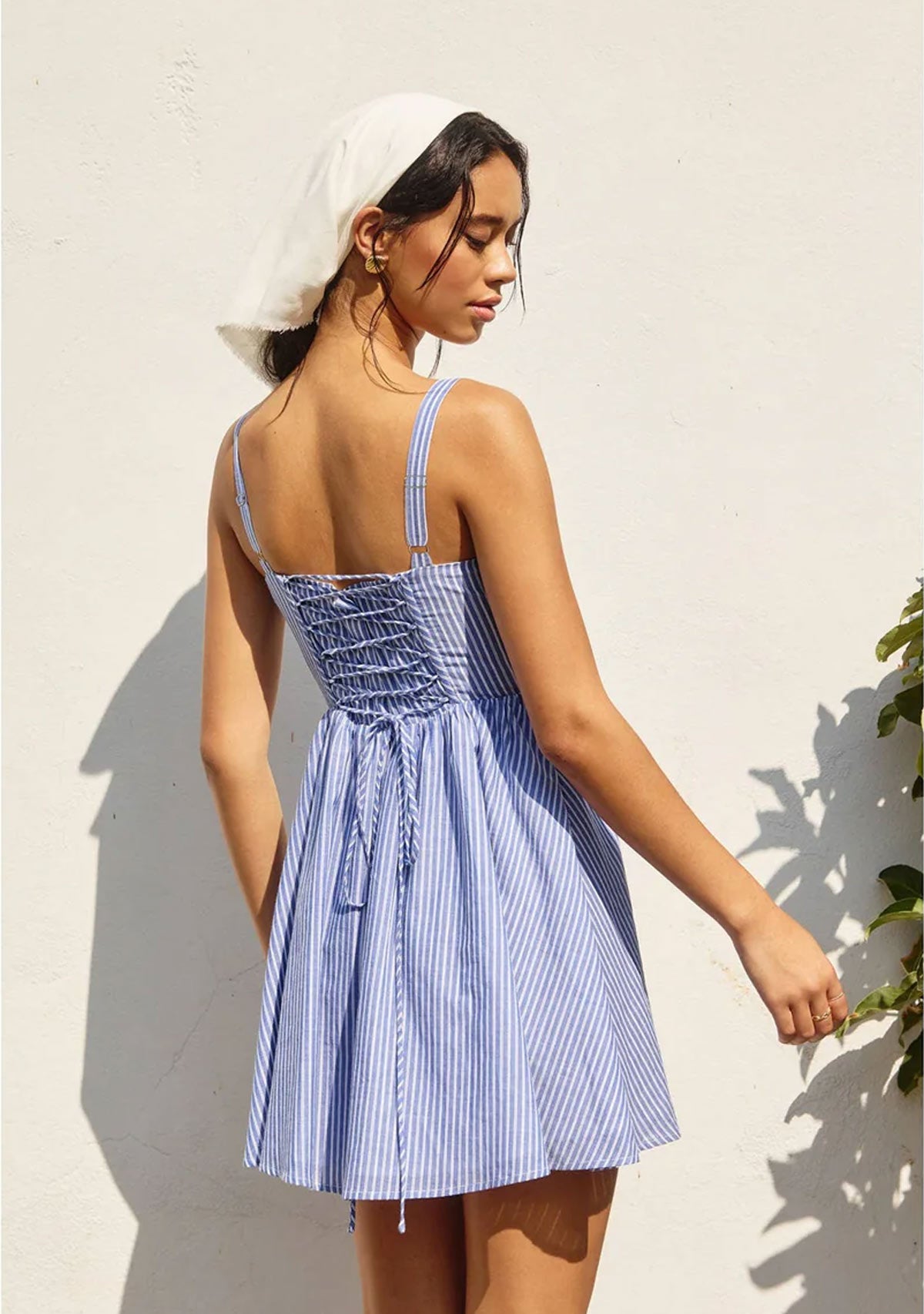 Dress Mini Sleeveless Woven Cotton