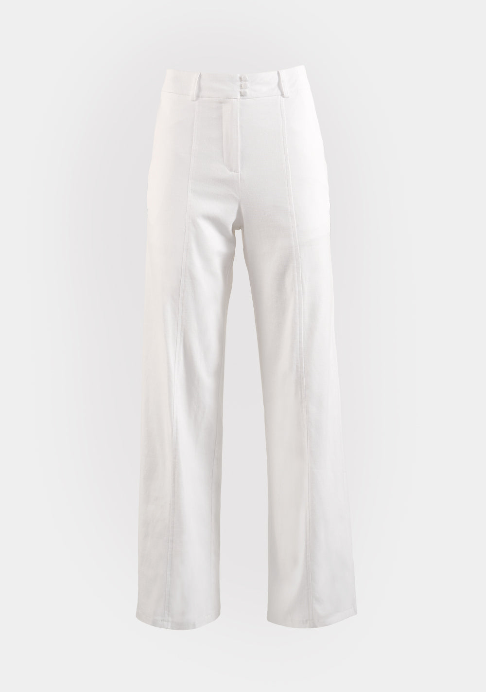 Stretch Linen Tailored Trousers