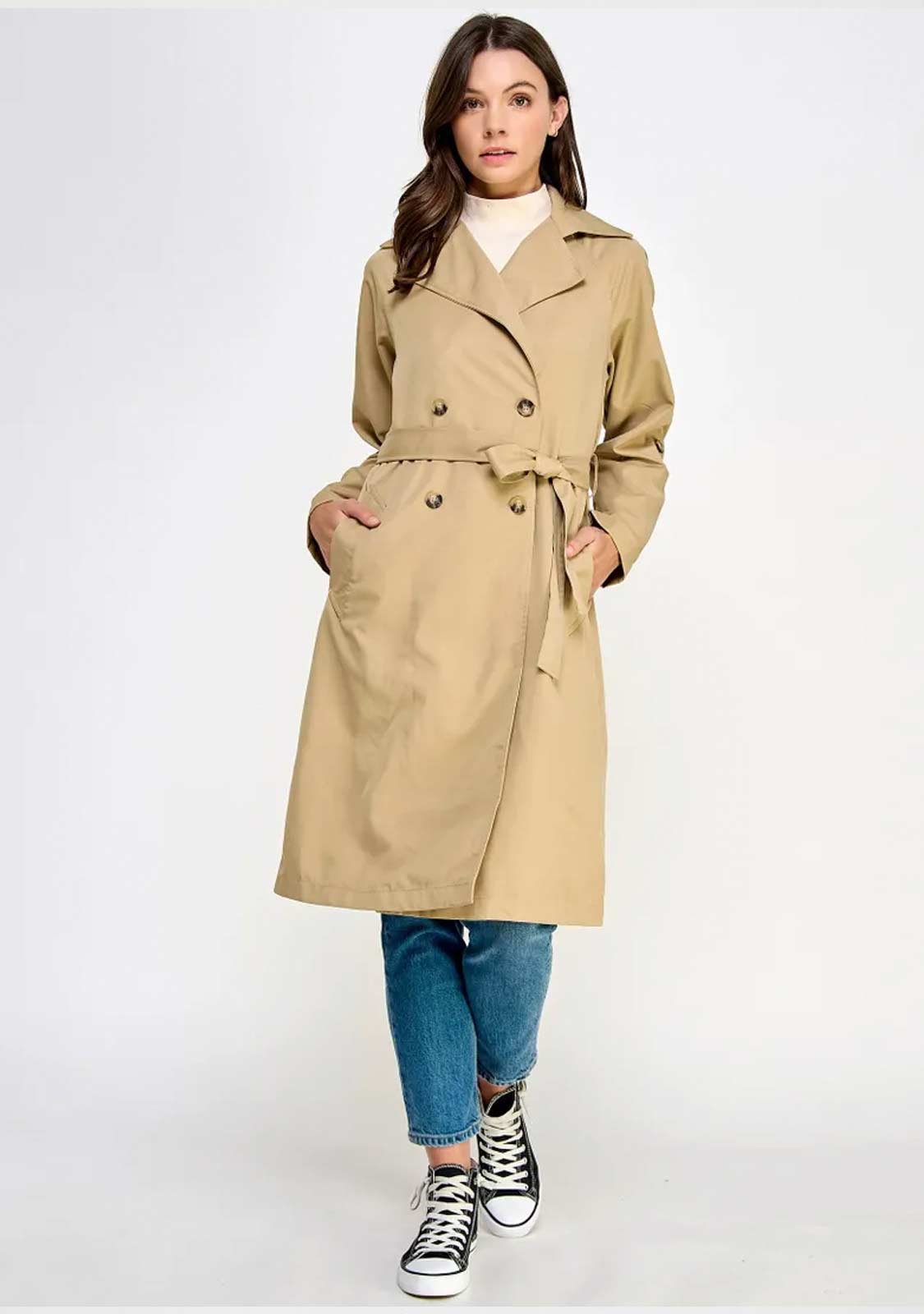 Double Breasted Trench Coat