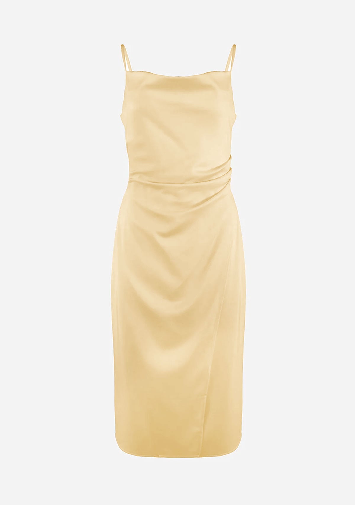 Emma Slip Dress Butter Yellow