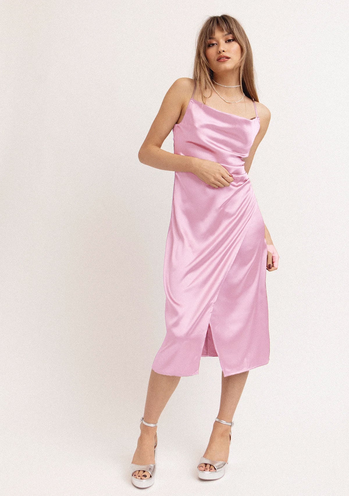 Emma Slip Dress Ballet Pink