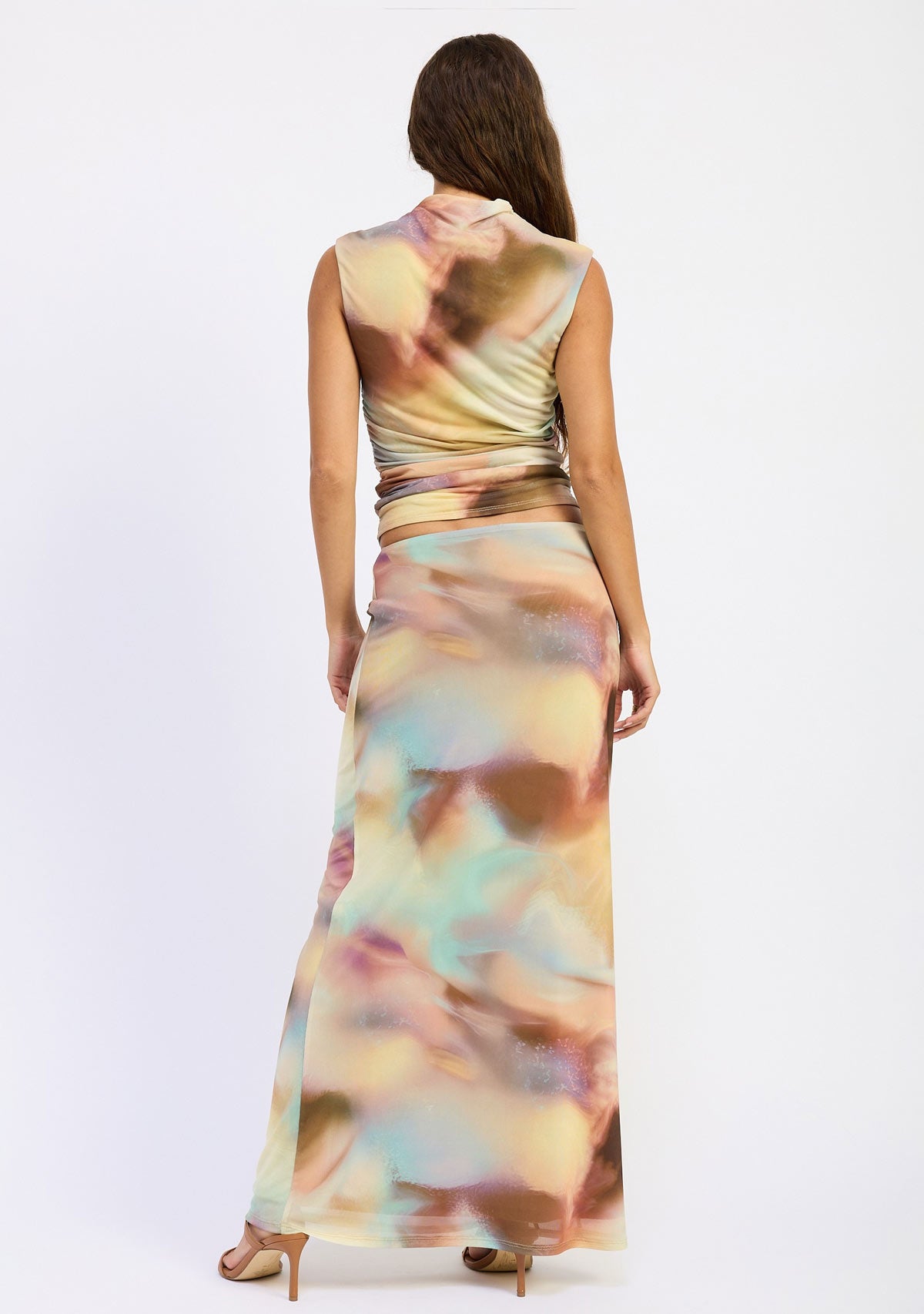 Maxi Mesh Skirt Multi