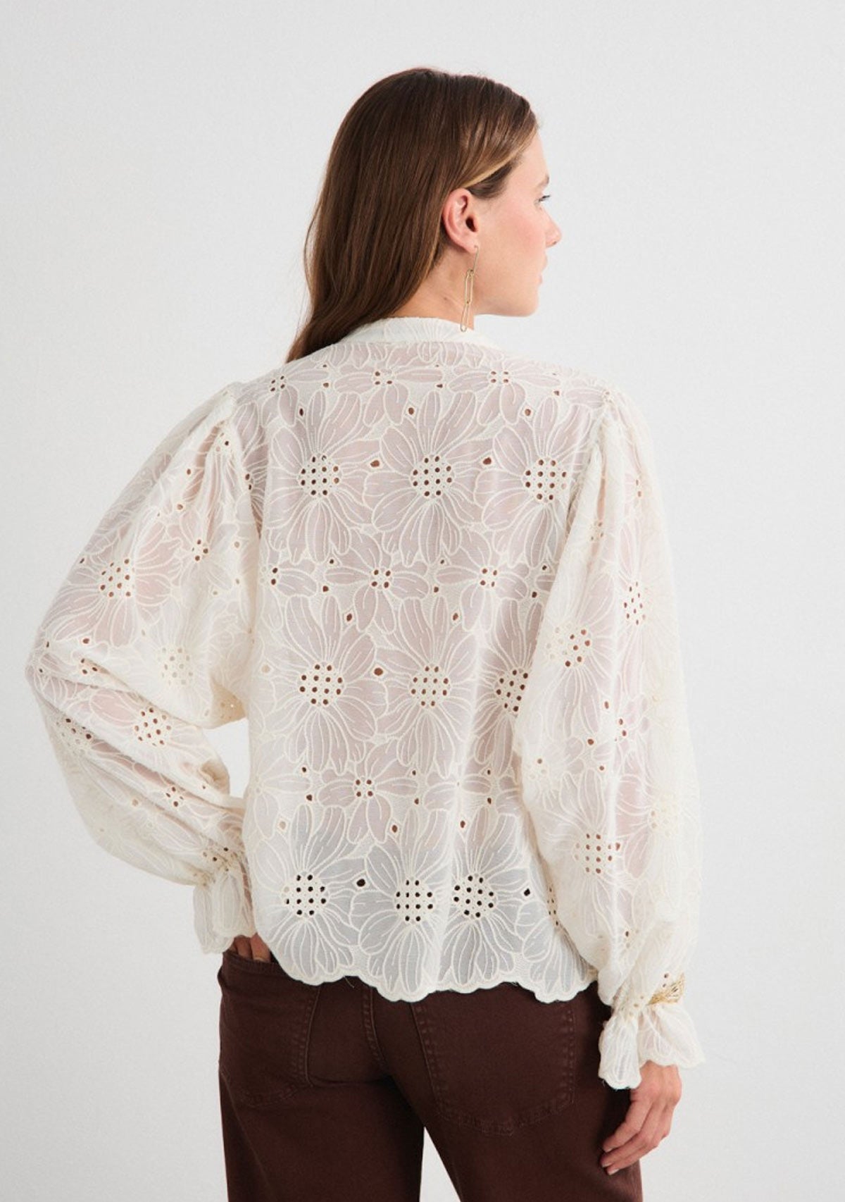 Evelia Blouse Ecru