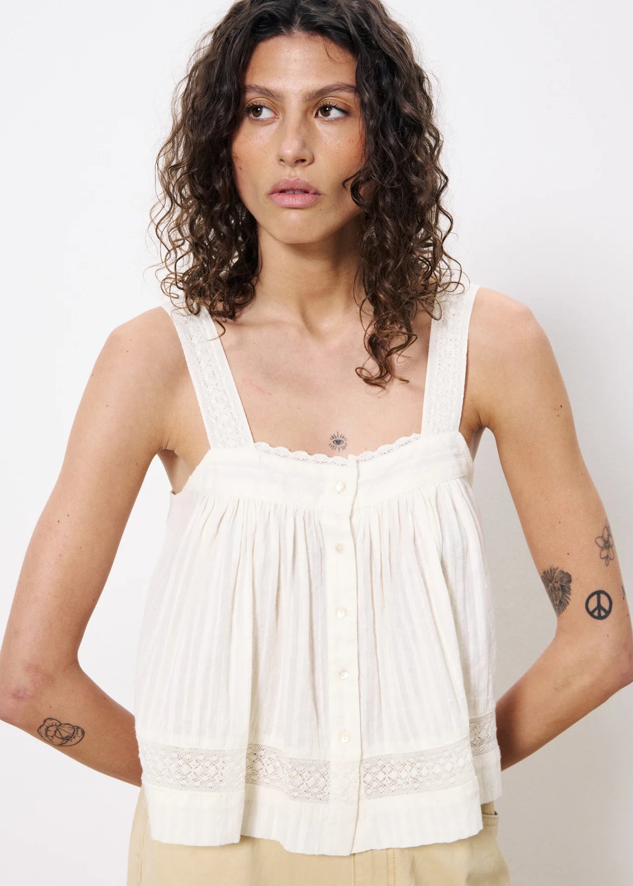 Lalita Tank Top Creme