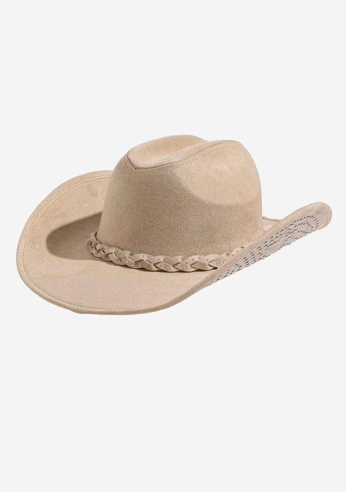 Western Studded Star Brim Cowboy Hat