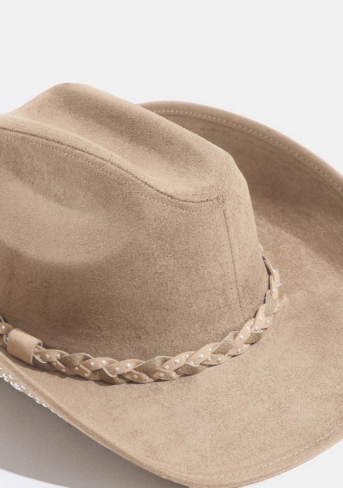 Western Studded Star Brim Cowboy Hat
