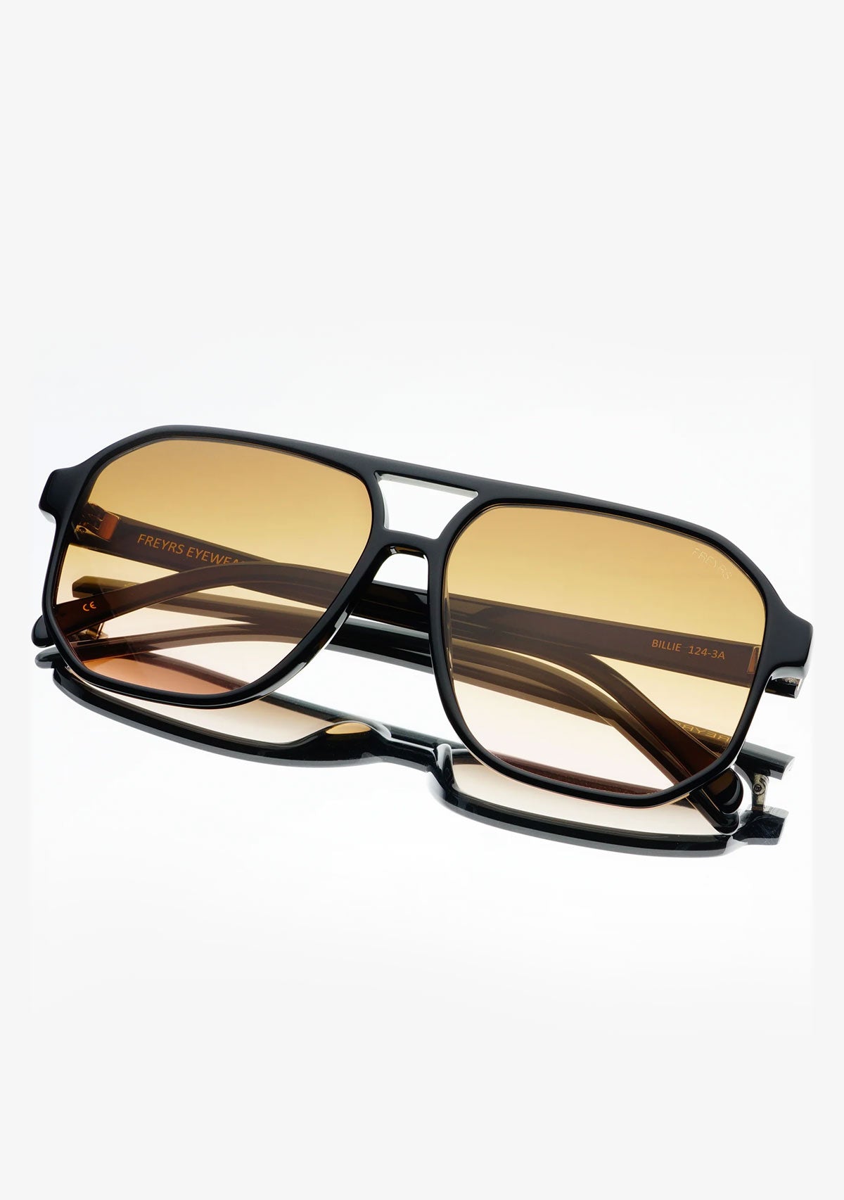Lunettes de soleil aviateur unisexes Billie