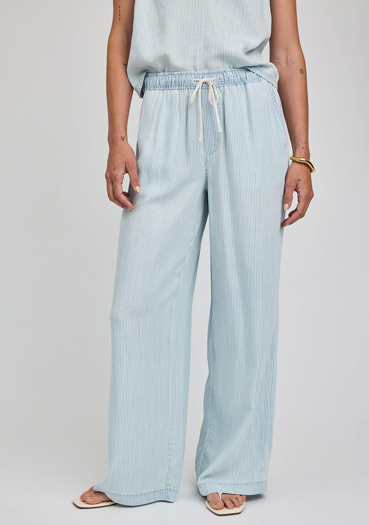 Camille Pant Blue Stripe