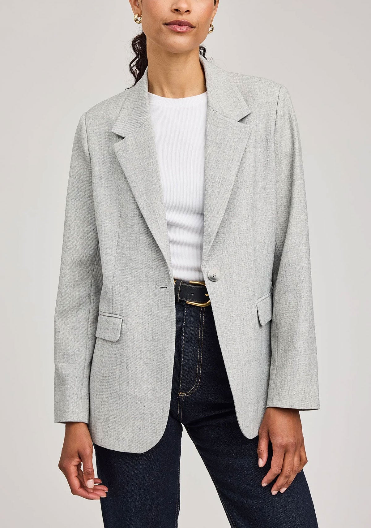 Jeanie Blazer Heather Ash