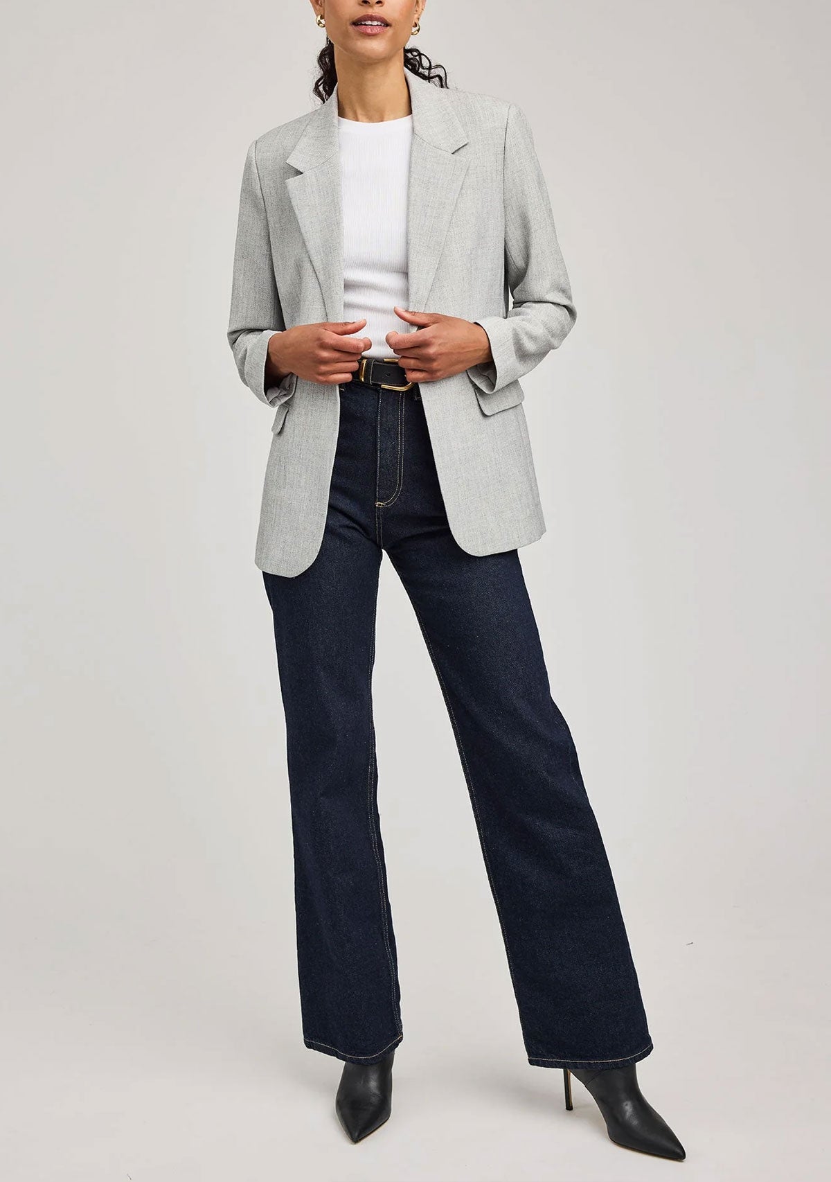 Jeanie Blazer Heather Ash