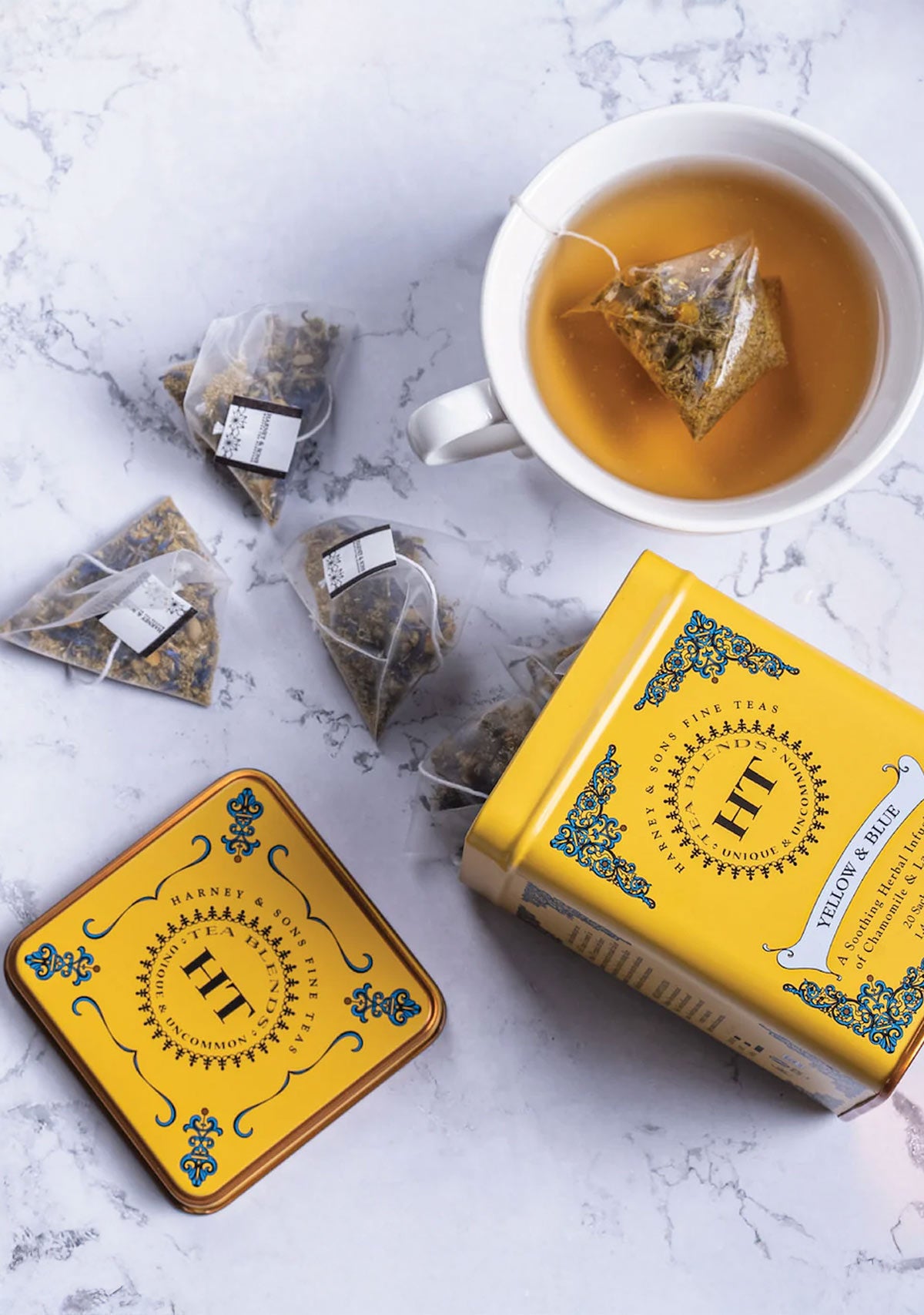 Harney & Sons HT Yellow & Blue - Chamomile and Lavender Tea