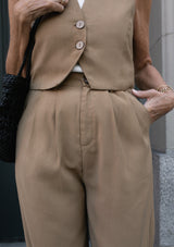 High Waisted Wide Leg Trousers