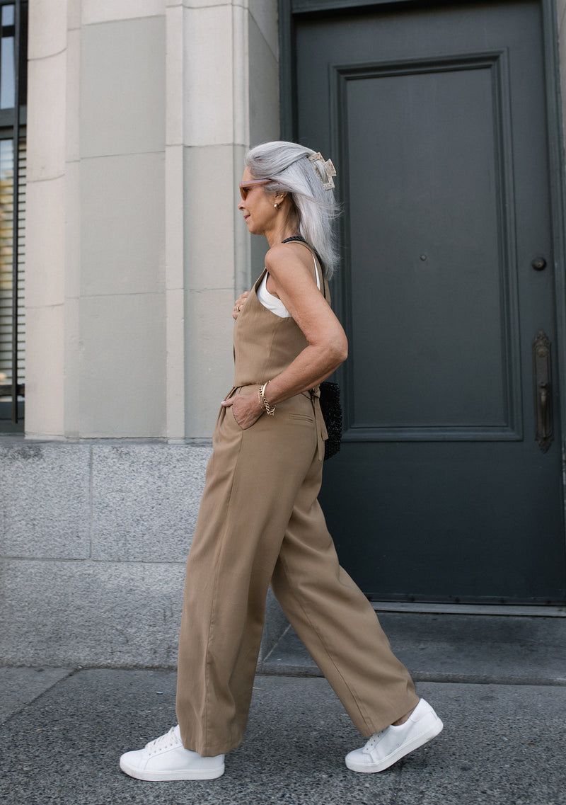 High Waisted Wide Leg Trousers