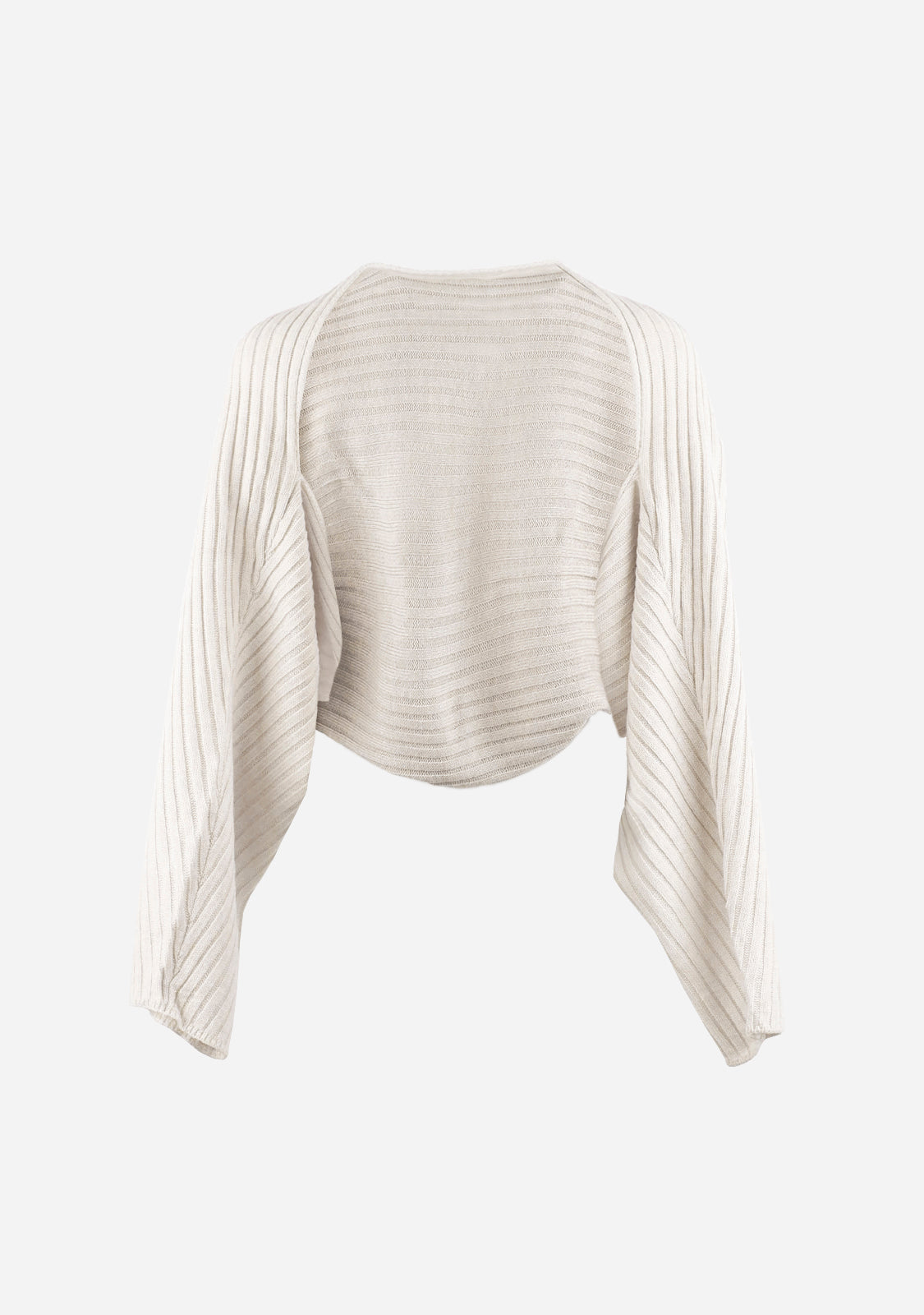 Ribbed Knit Bolero Cardigan