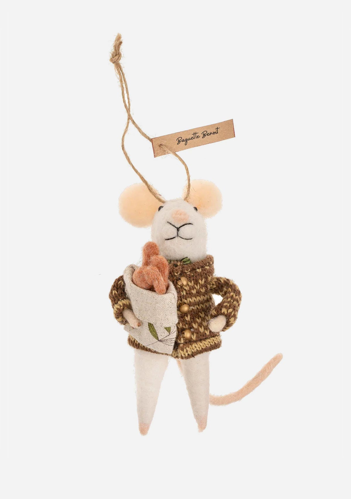 Baguette Benoit Mouse Ornament