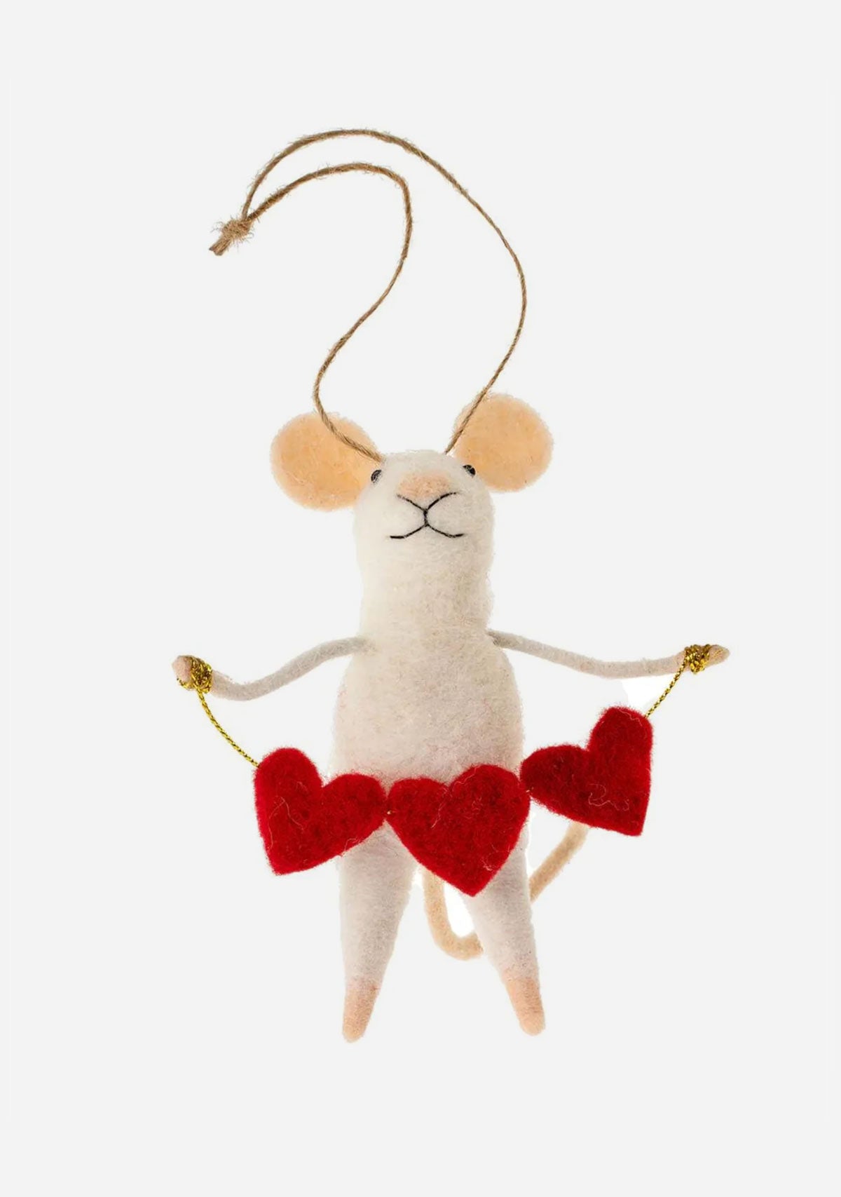 Heart Full Mouse Ornament