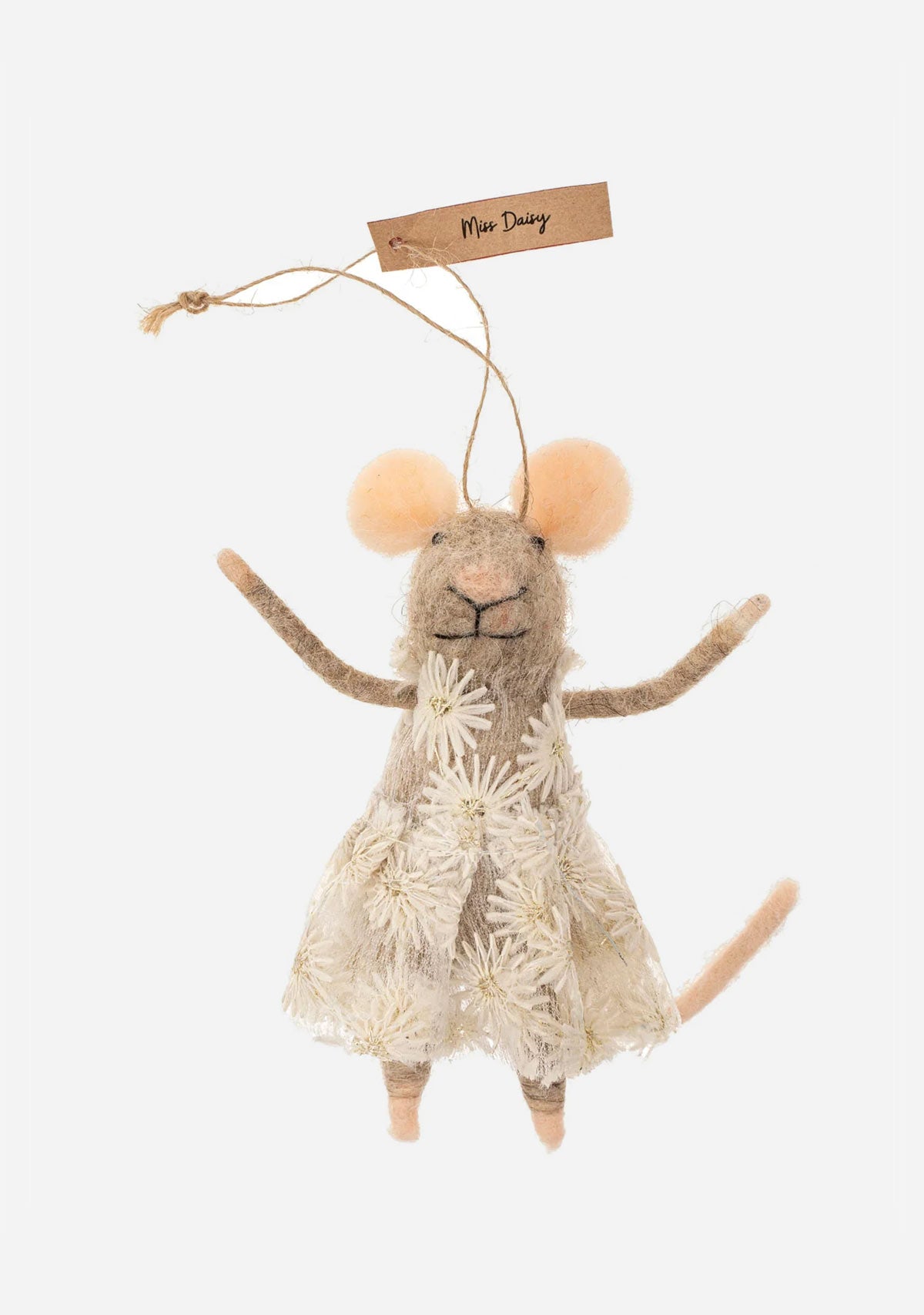 Miss Daisy Mouse Ornament