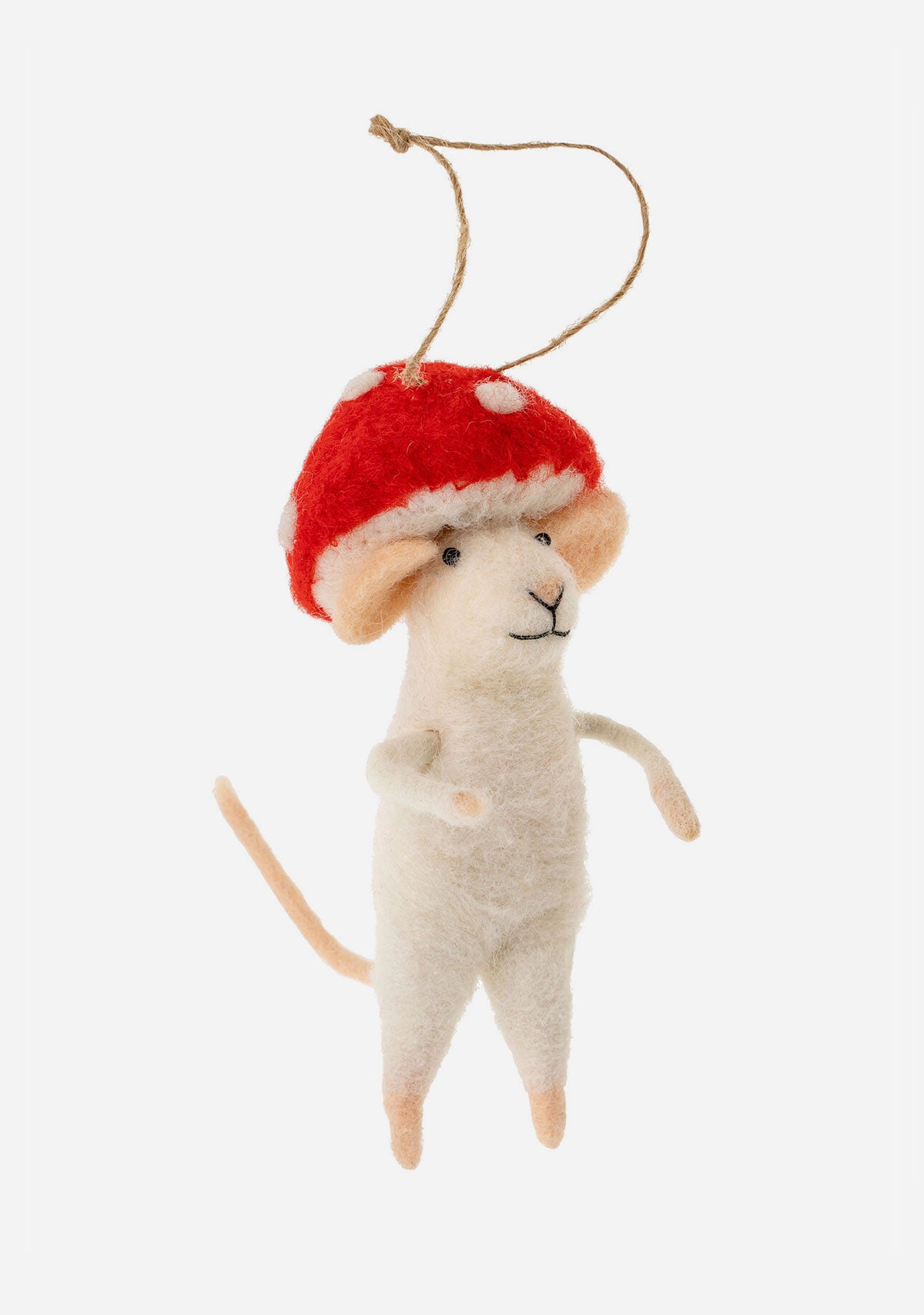 Mushroom Mouse Ornament