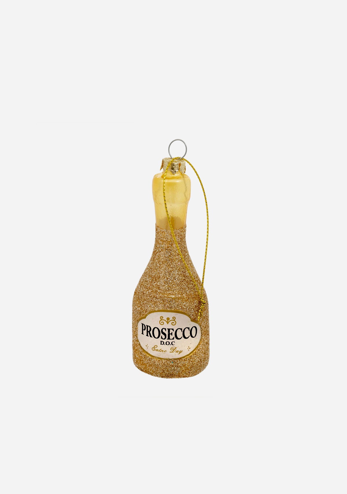 Prosecco Party Ornament Gold