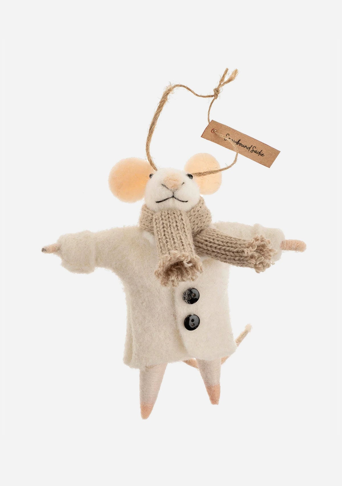 Snowbound Sadie Mouse Ornament