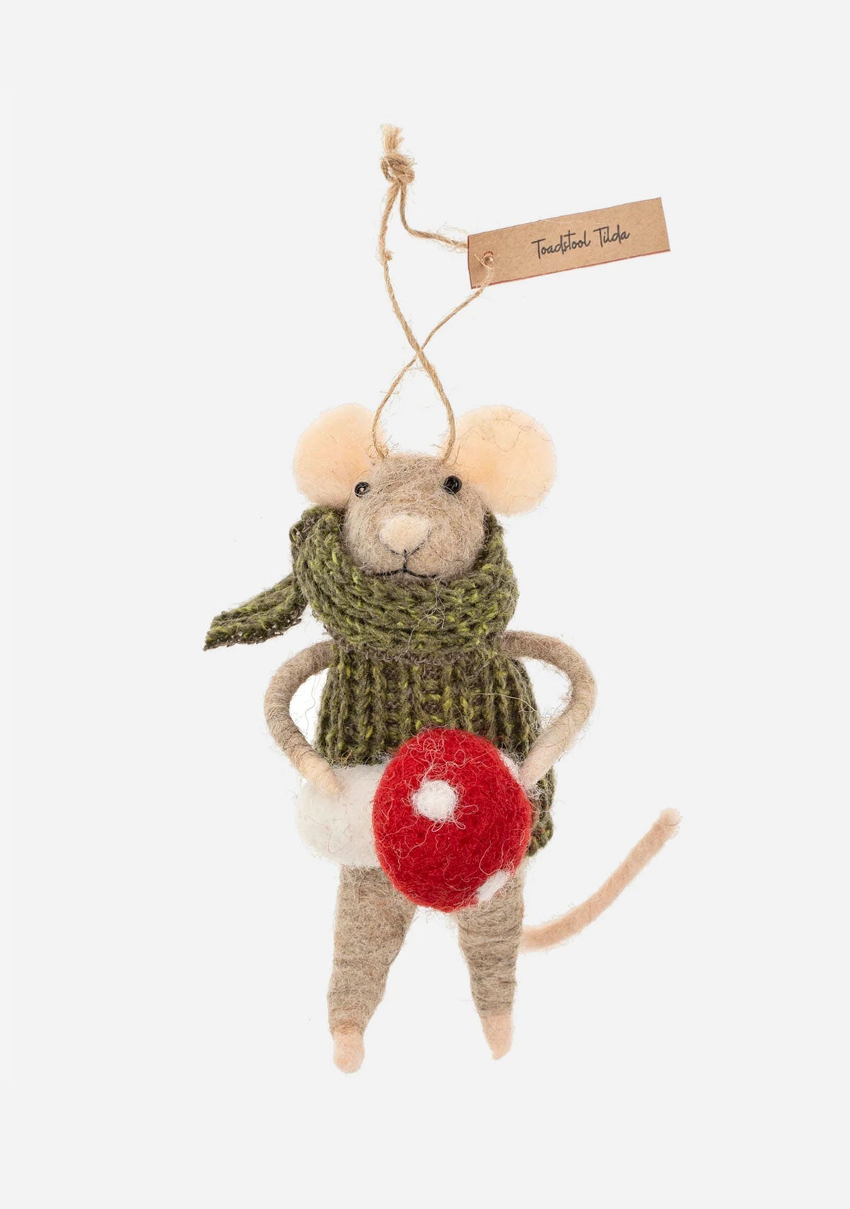 Toadstool Tilda Mouse Ornament