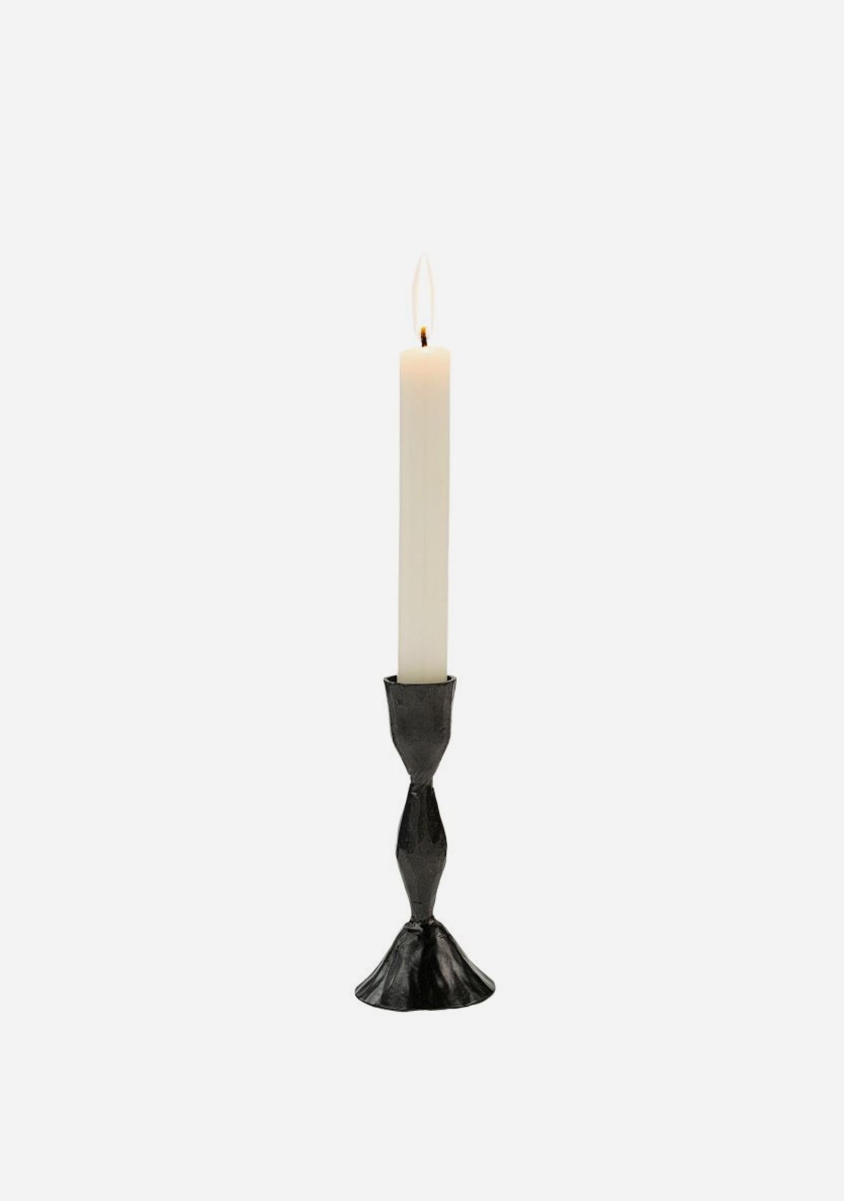 Zora Forged Candlestick L, Gunmetal