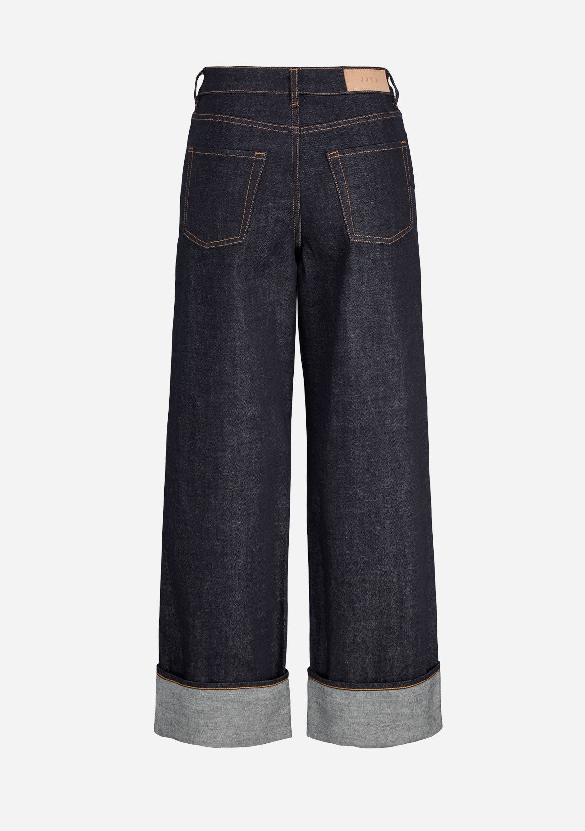JXTokyo Vega Wide Hw Fold Up R Dnm Sn Dark Blue Denim