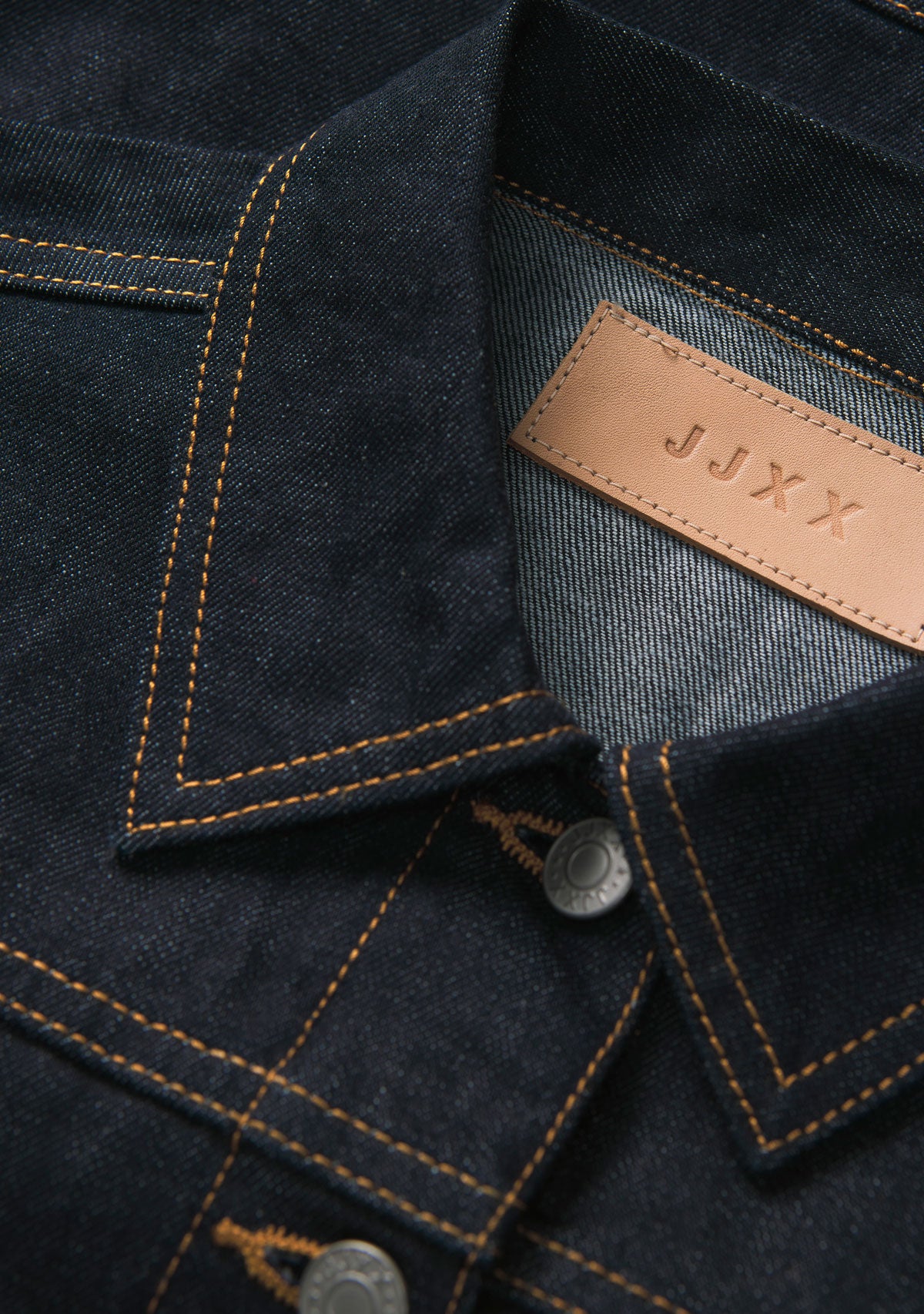 JXVega Denim Jacket Fold Up R Dnm Sn Dark Blue Denim