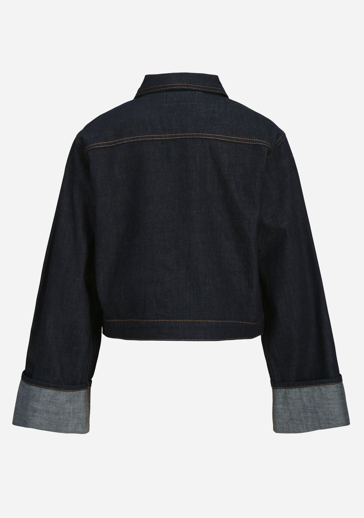 JXVega Denim Jacket Fold Up R Dnm Sn Dark Blue Denim