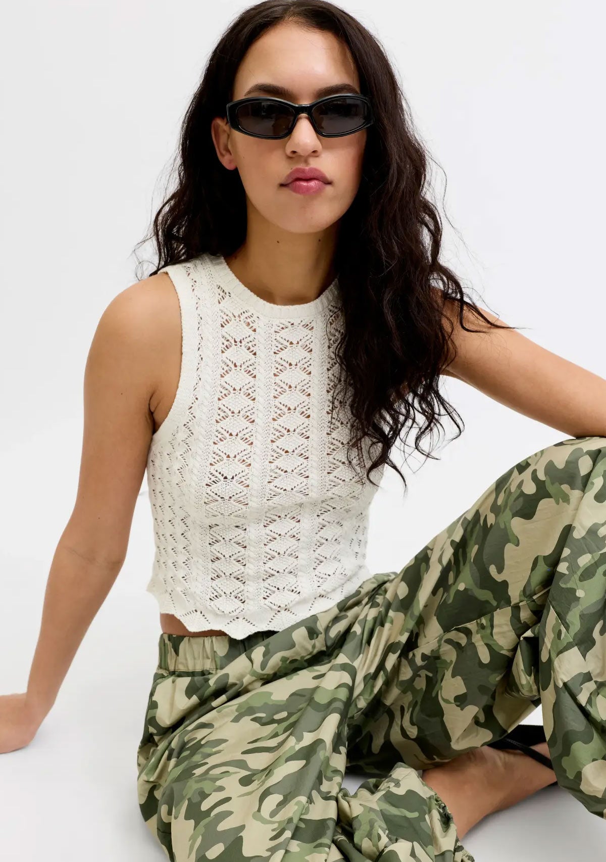 JXZURI TOP KNIT Cloud Dancer