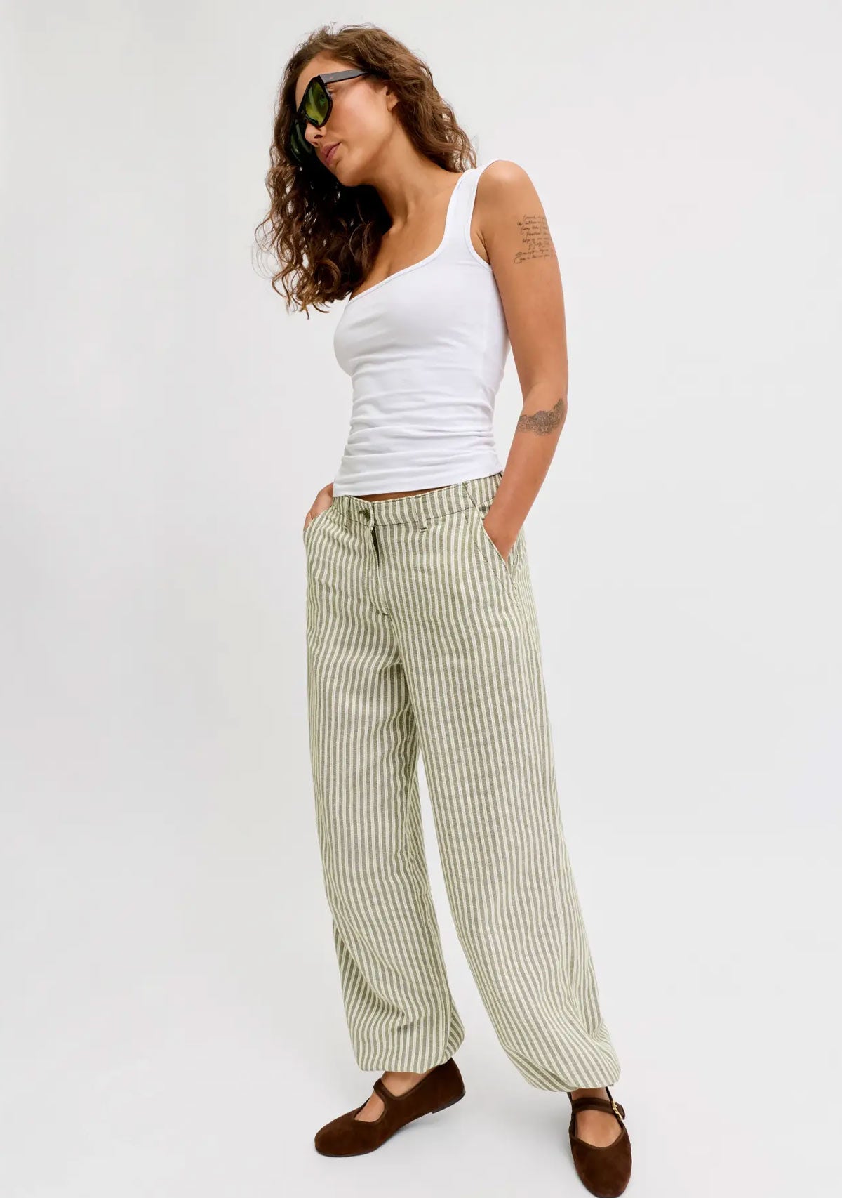 Jxemily Raya Mw Pant Pnt 32" Olive Branch