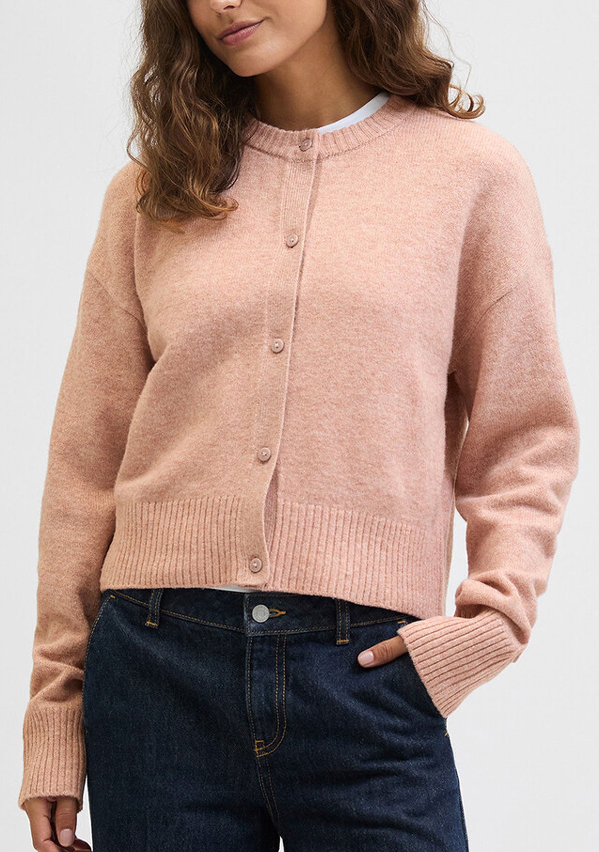 Jxnatalie Diverse Cardigan Knit Sn Violet Ice