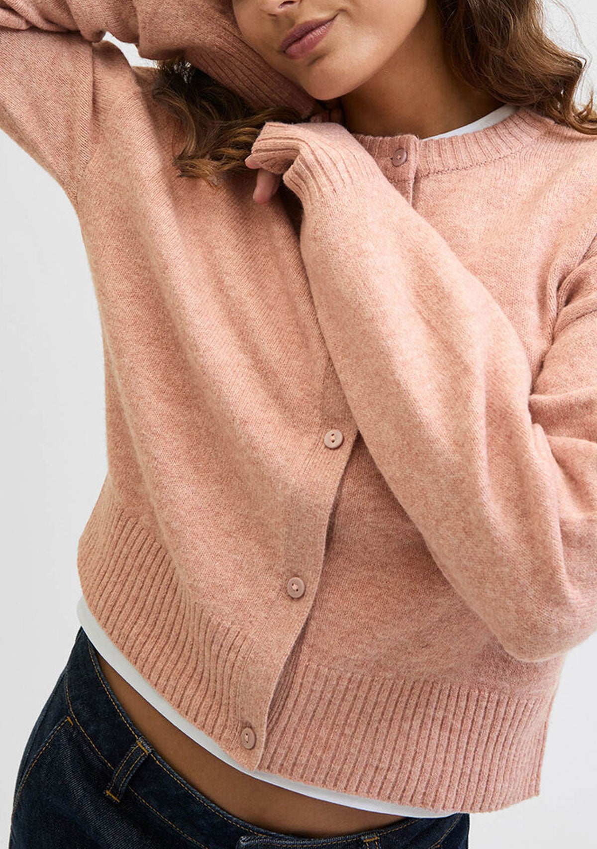 Jxnatalie Diverse Cardigan Knit Sn Violet Ice