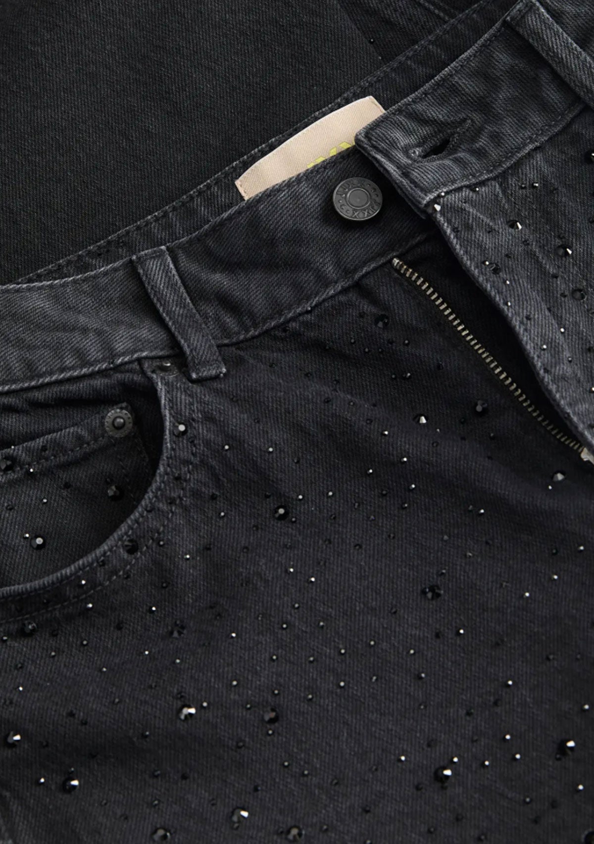 JXTokyo Wide HW Stone R296 DNM Black Denim