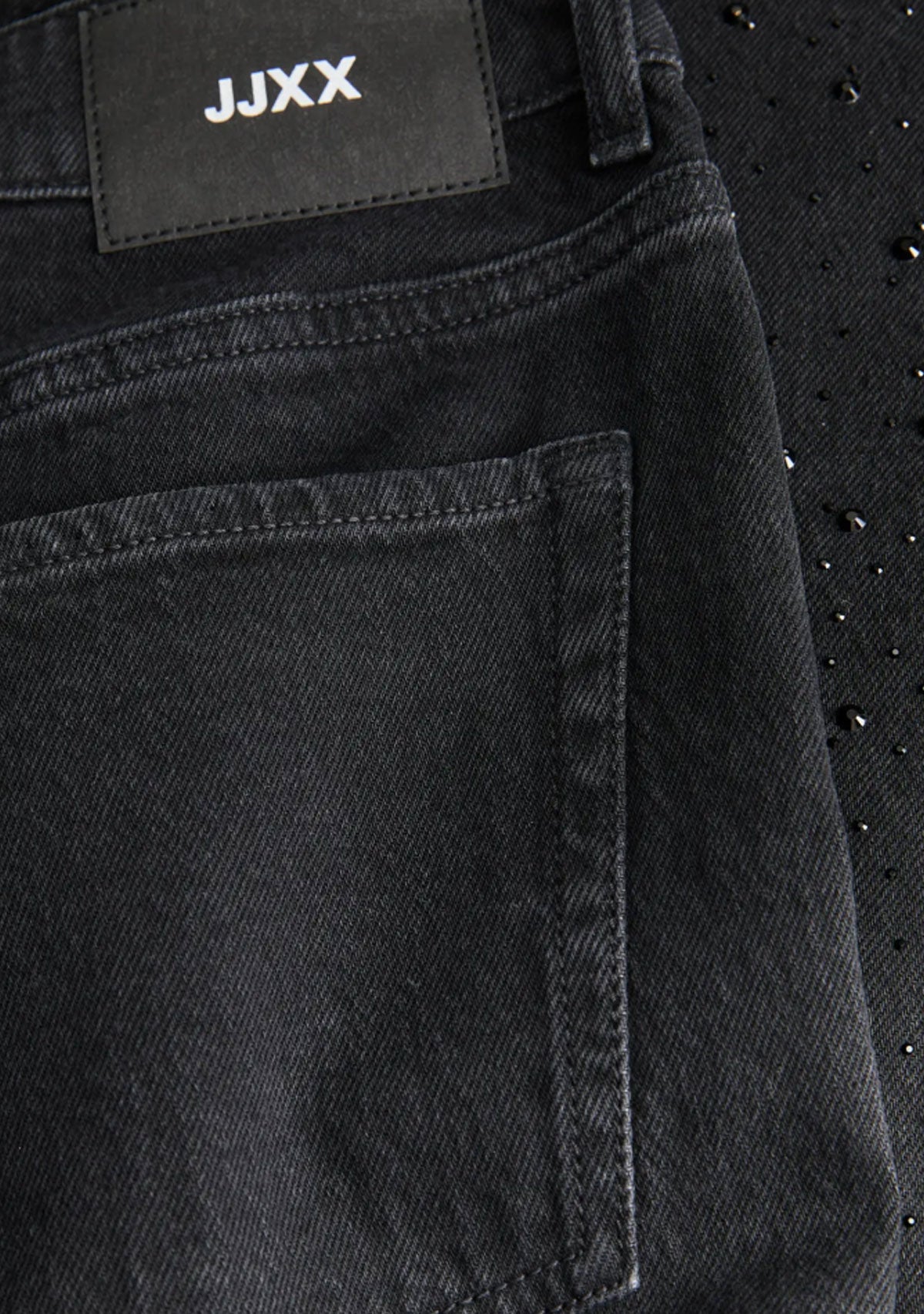 JXTokyo Wide HW Stone R296 DNM Black Denim