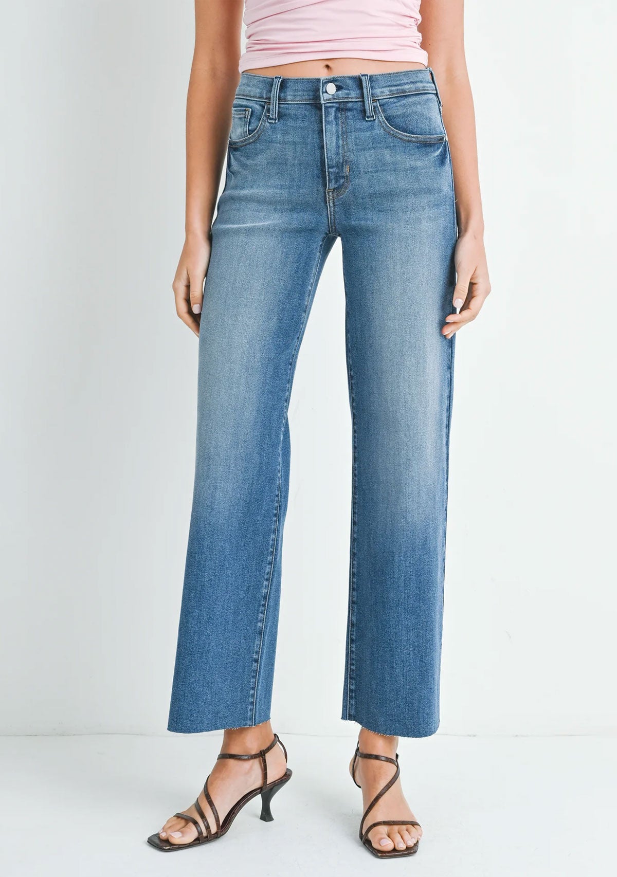 Slim Palazzo With Scissor Cut