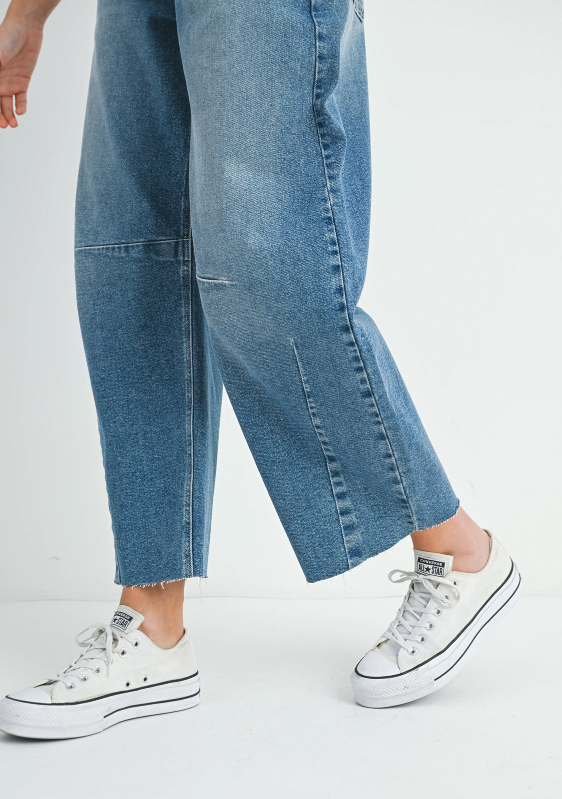 Barrel Jean With Seams