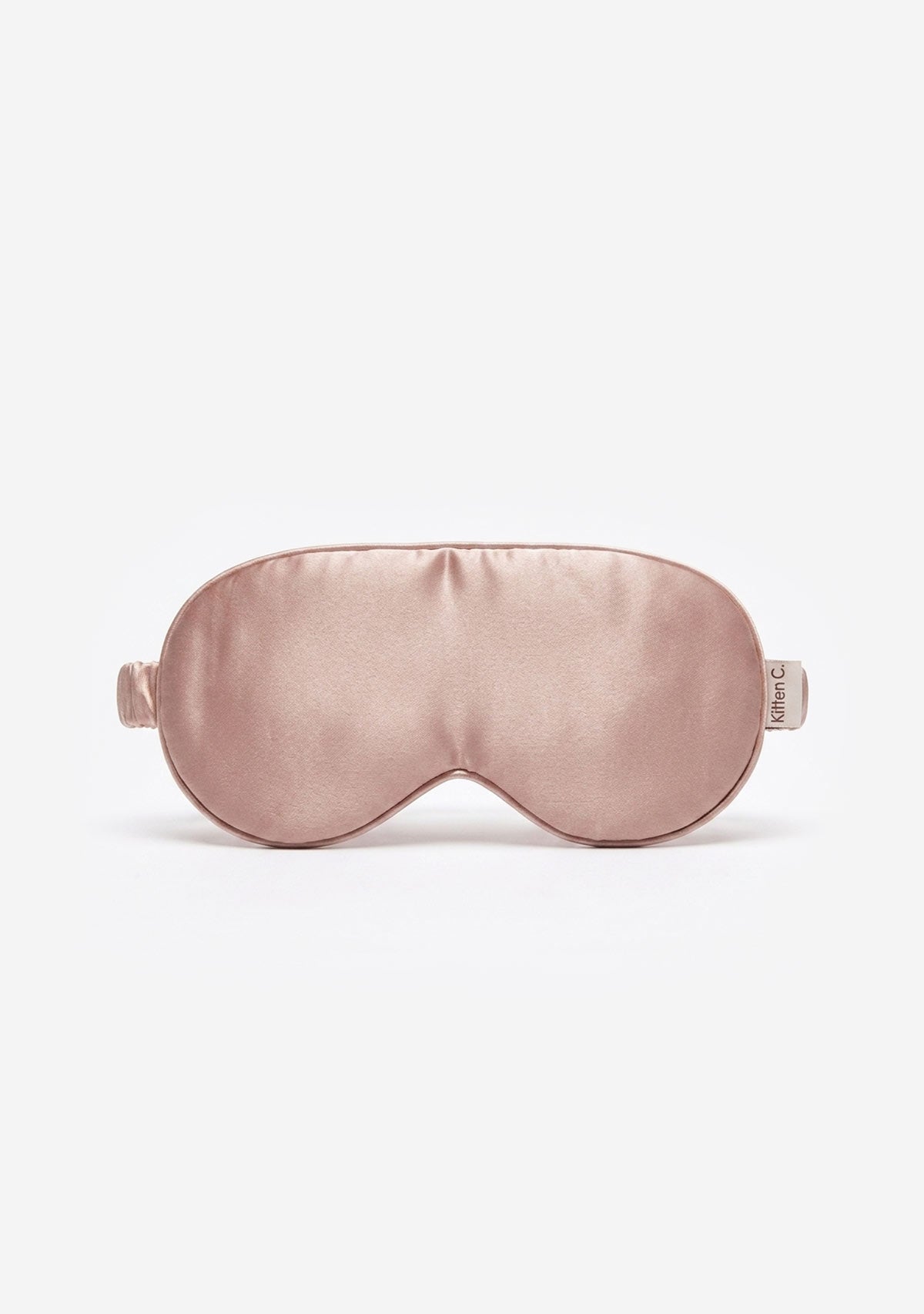 Silk Sleep Mask Soft Light Rose 100% Organic