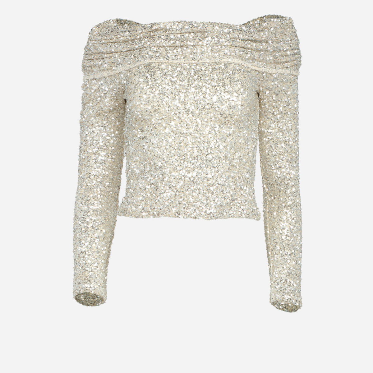 OFF THE SHOULDER SEQUIN TOP The Latest Scoop